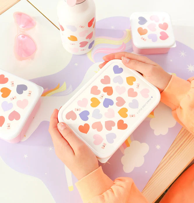 A Little Lovely Company | RVS Lunch Box Hartjes