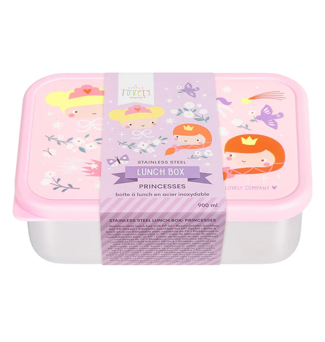 A Little Lovely Company | RVS Lunch Box Prinsessen