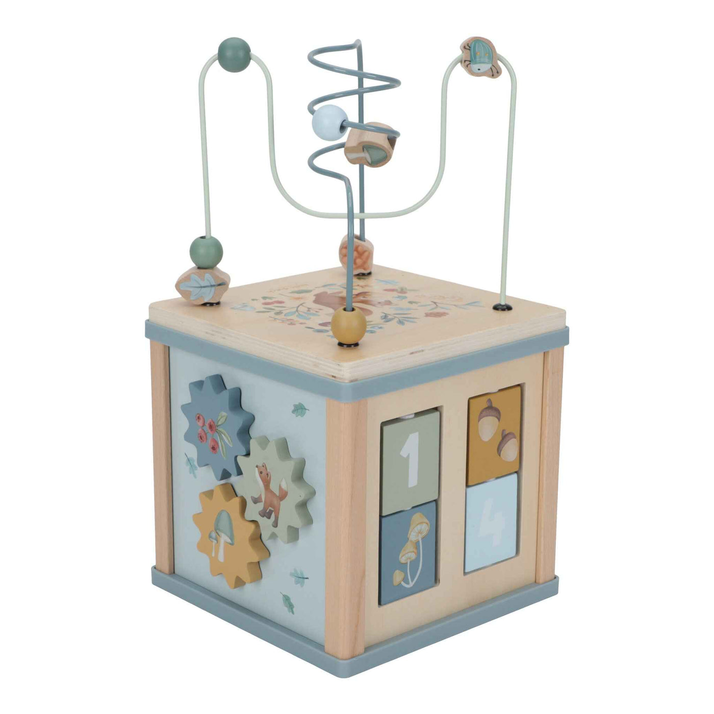 Little Dutch Wooden Activity Cube Forest Friends FSC