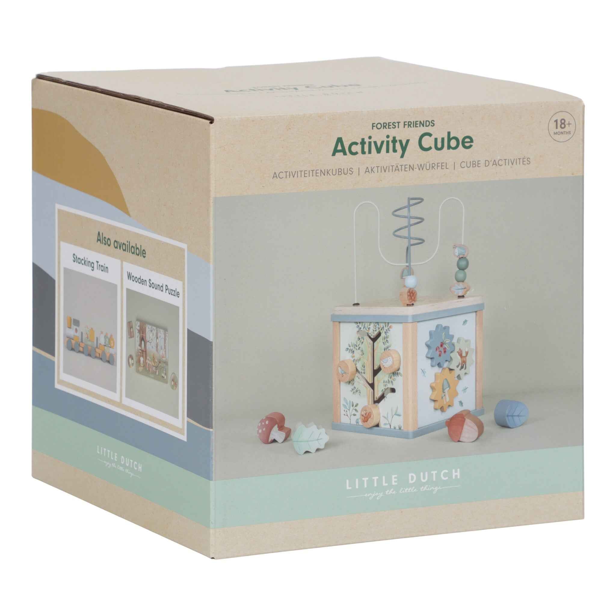 Little Dutch | Wooden Activity Cube Forest Friends FSC