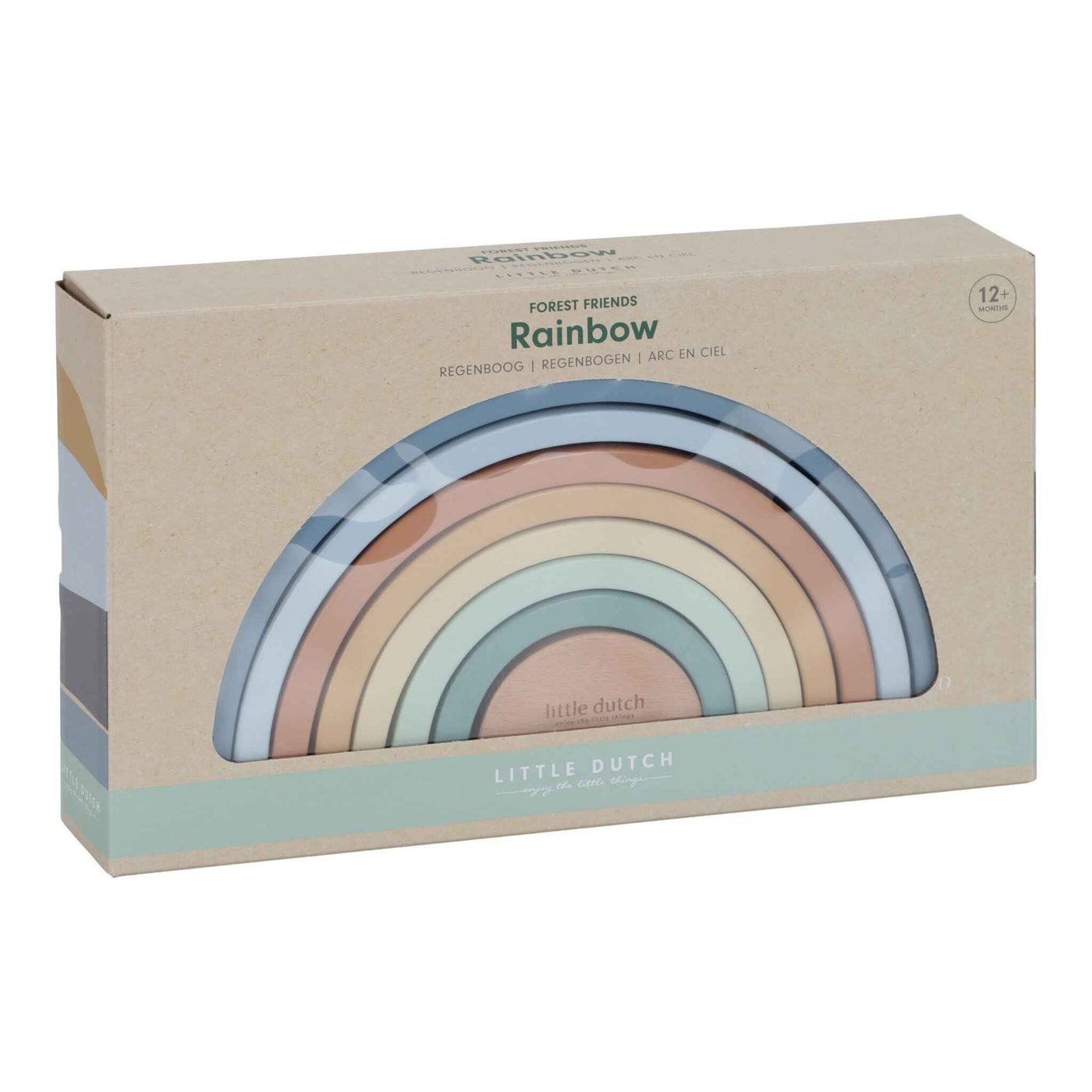 Little Dutch | Regenboogstapelaar Forest Friends FSC