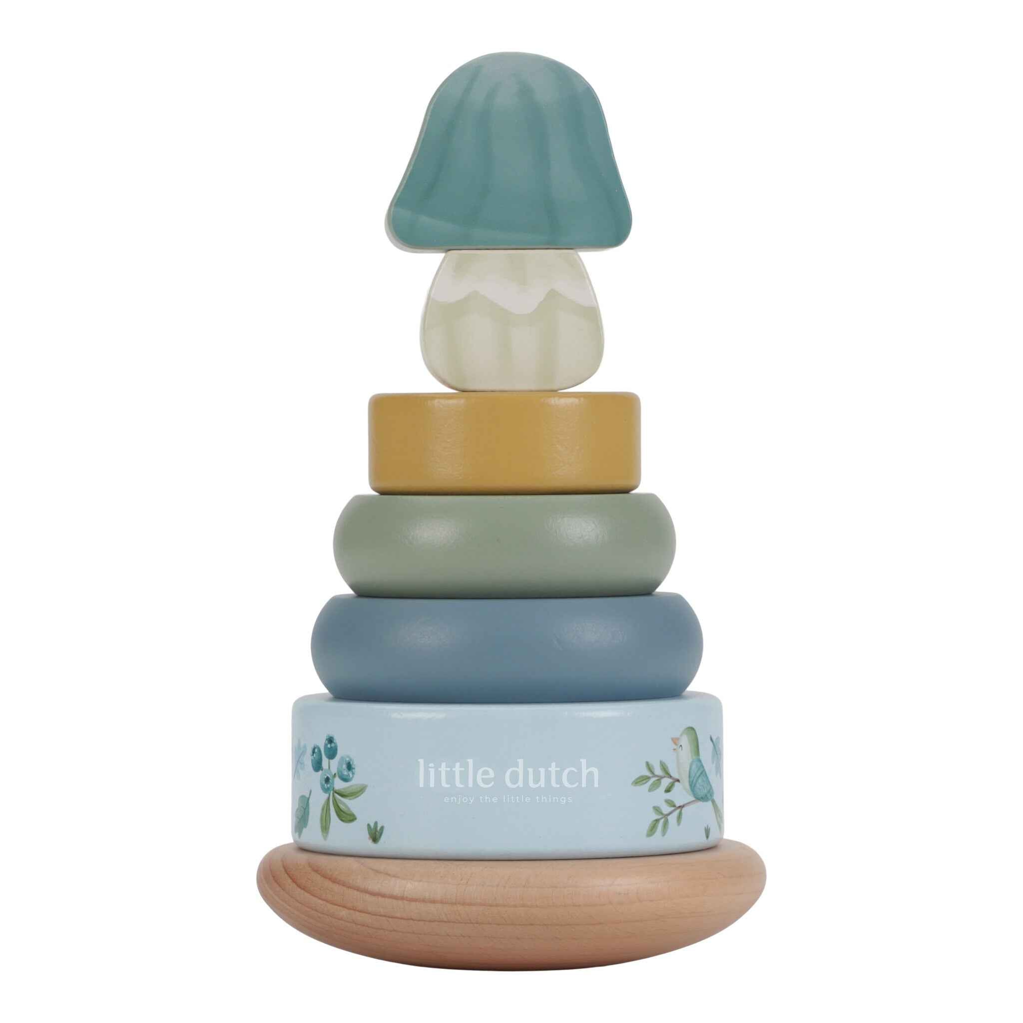 Little Dutch | Wooden Tumbling Stacker Forest Friends FSC