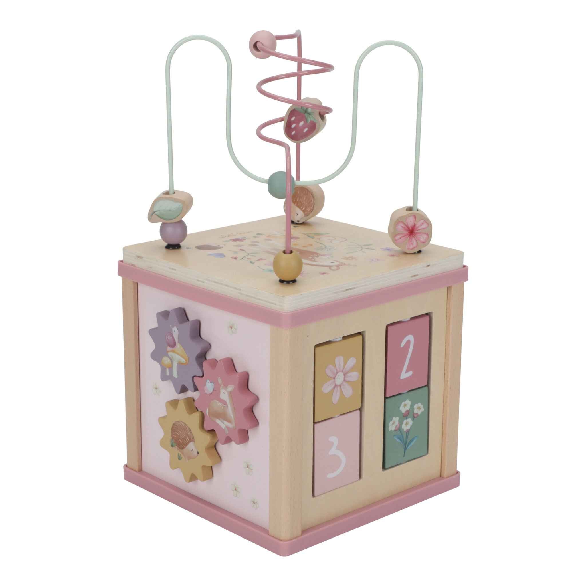 Little Dutch | Wooden Activity Cube Fairy Garden FSC