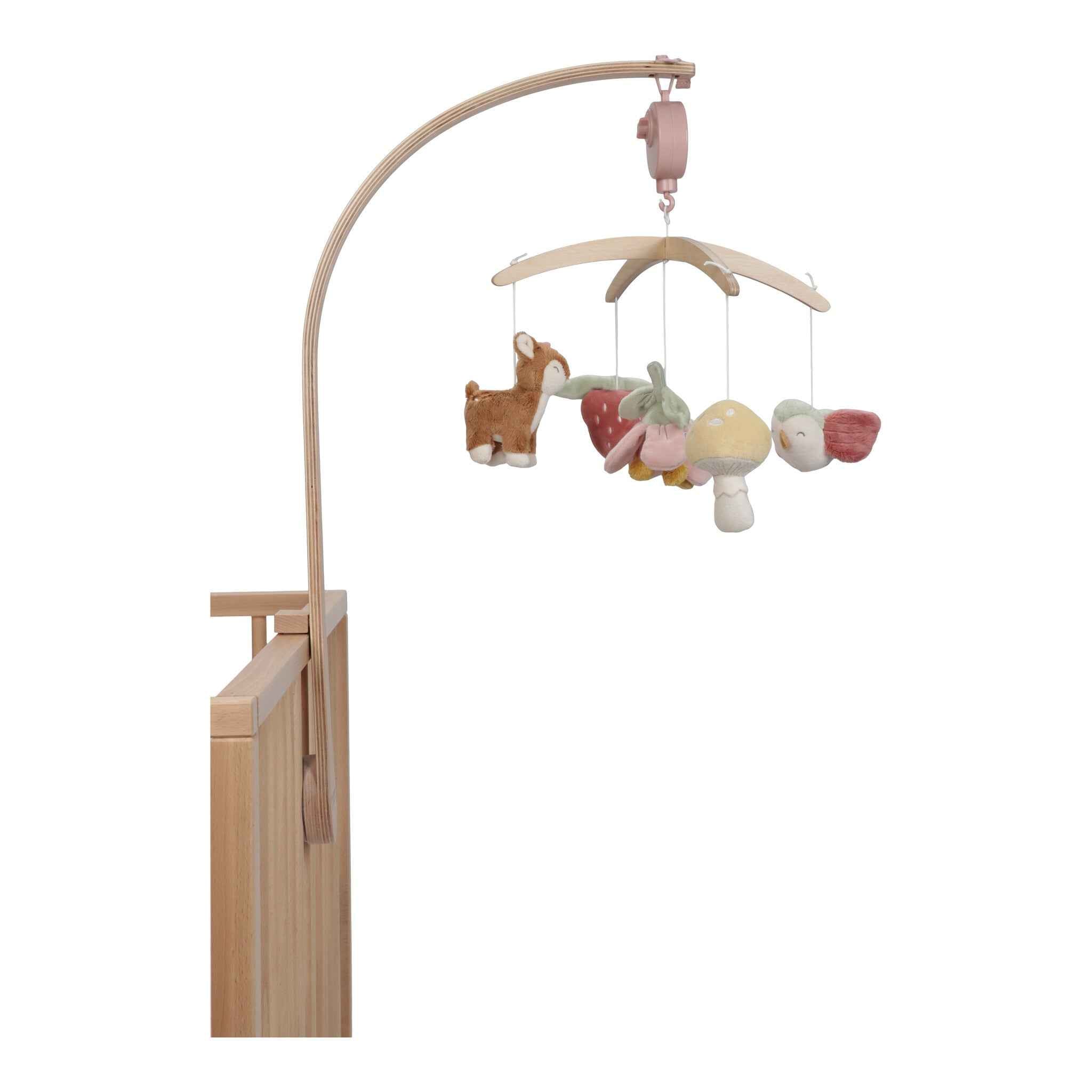 Little Dutch | Wooden Fairy Garden Musical Mobile FSC