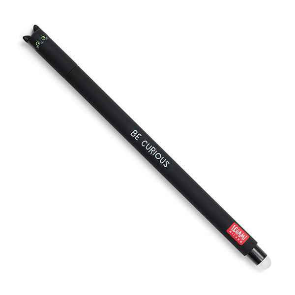 Legami | "Be Curious" Kitty Erasable Gel Pen - Erasable Pen