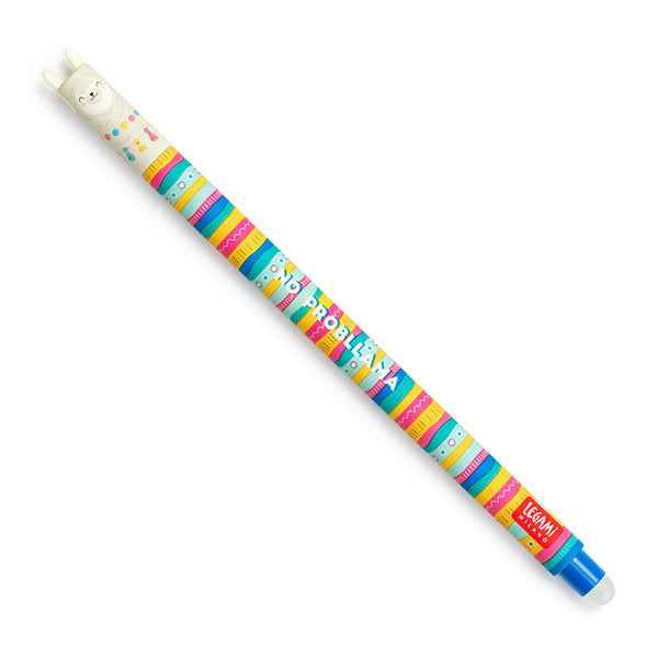 Legami | "No Probllama" Llama Erasable Gel Pen - Erasable Pen