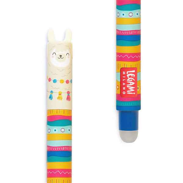 Legami | 'No Probllama' Llama Erasable Gel Pen - Erasable Pen