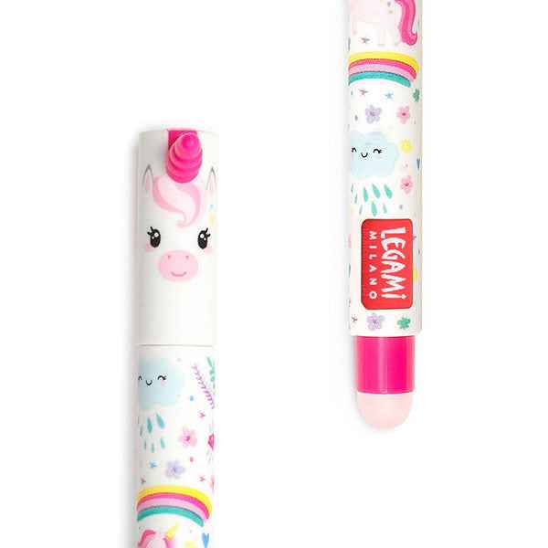 Legami | "Believe In Magic" Unicorn Erasable Gel Pen - Erasable Pen
