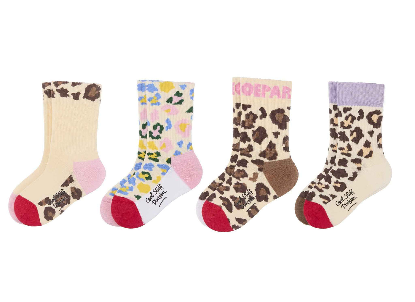 Hello Hossy | Leopard Print Socks 4 Pack