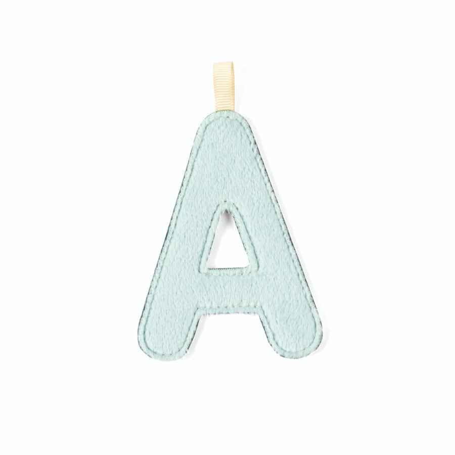Lilliputiens | Letter A in Reversible Blue Glow-in-the-Dark Fabric
