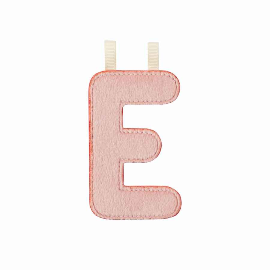 Lilliputiens | Letter E In Omkeerbare Roze Fosforescerende Stof