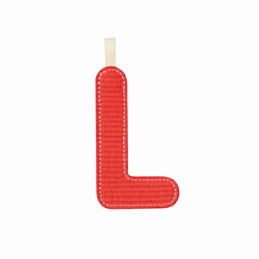 Lilliputiens | Letter L In Rode Fosforescerende Stof