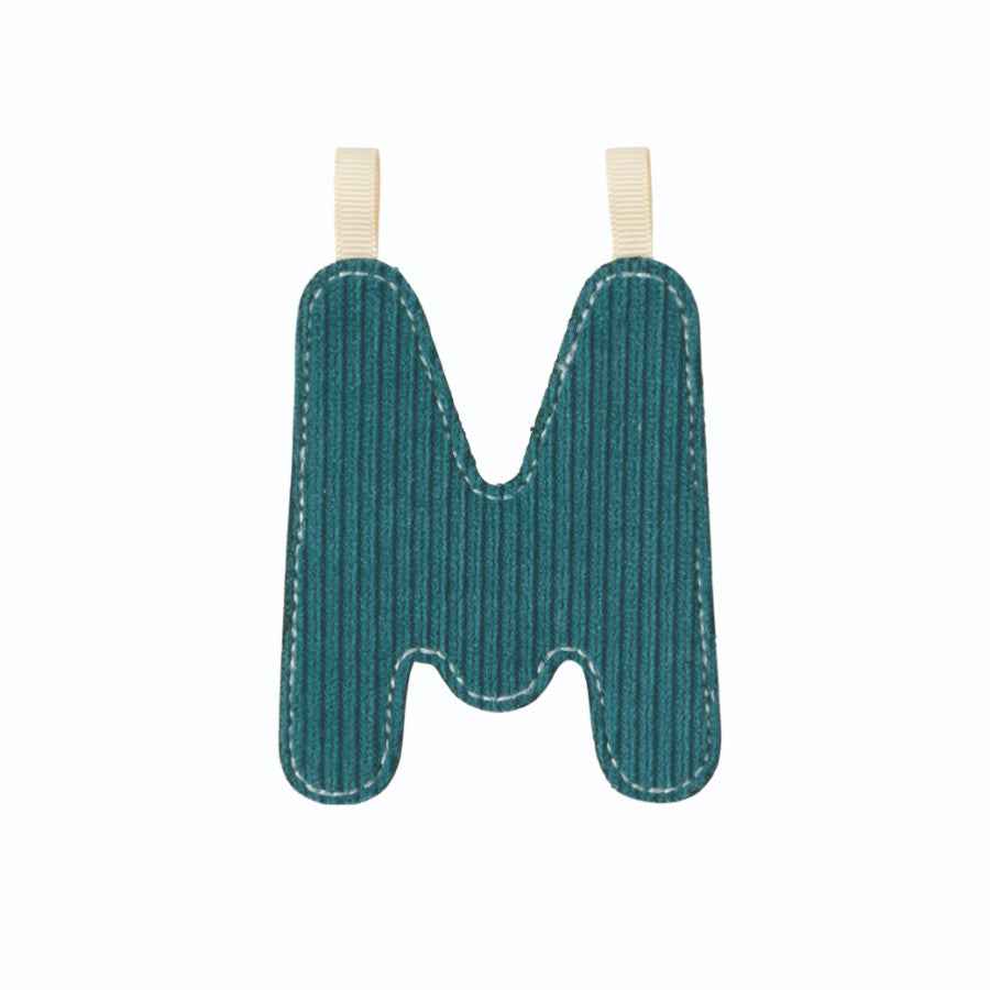 Lilliputiens | Letter M in Reversible Phosphorescent Fabric