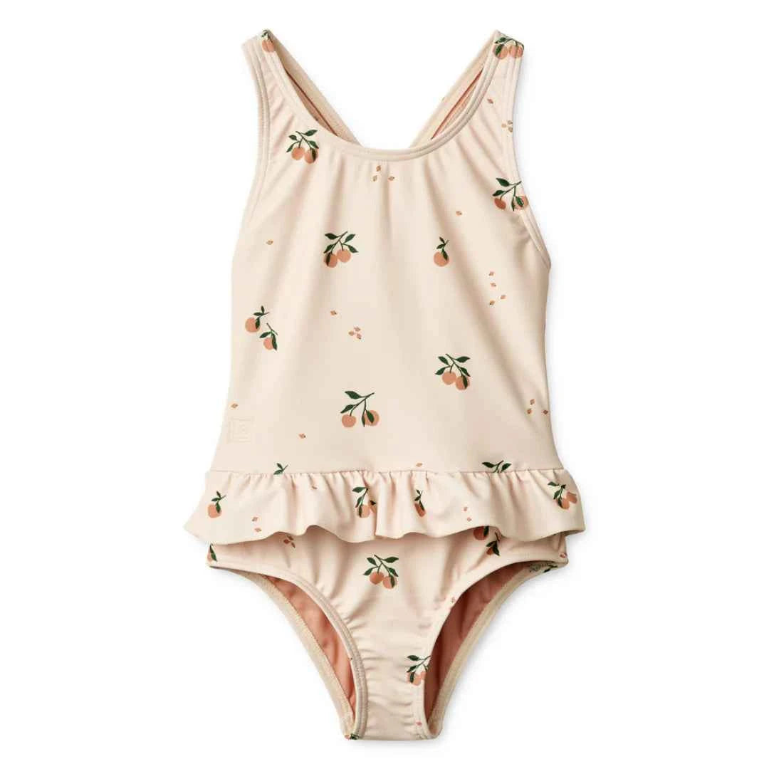 Liewood Amara Printed Swimsuit Peach/Sea Shell