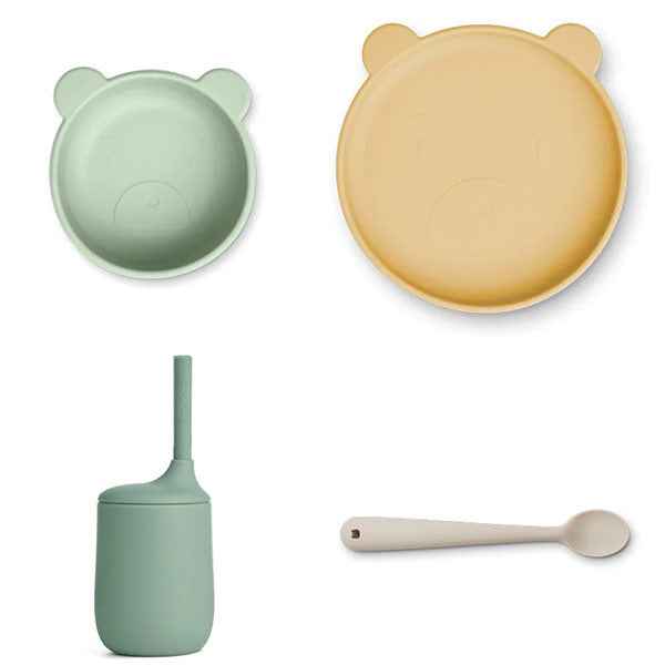Liewood Cathy dinner set Mr. Bear sandy multi mix