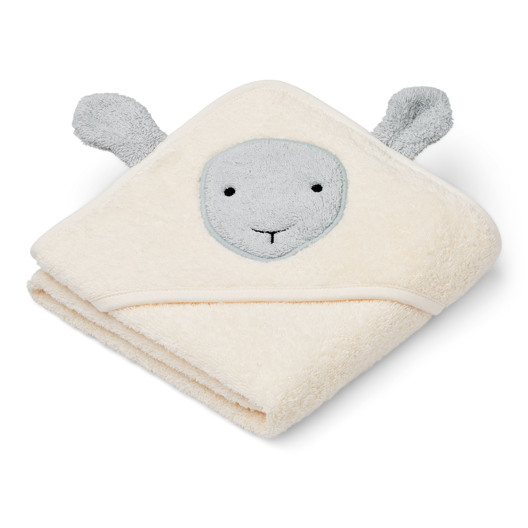 Liewood Albert Schapen Handdoek met kap Creme de la creme