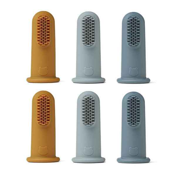 Liewood Simon Finger Toothbrush Blue Multi Mix