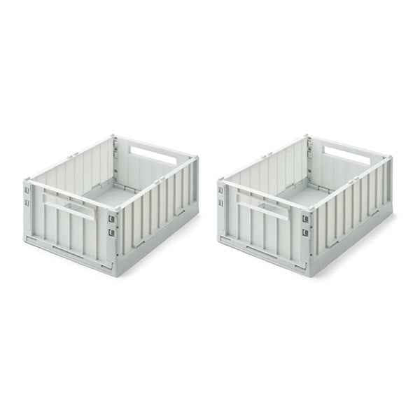 Liewood Weston Small Storage Box Cloud Blue