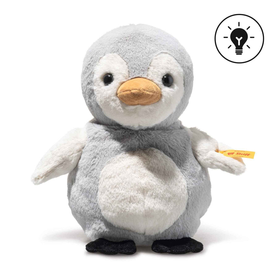 Steiff | Light at Night Lio Penguin 22 cm Light Grey