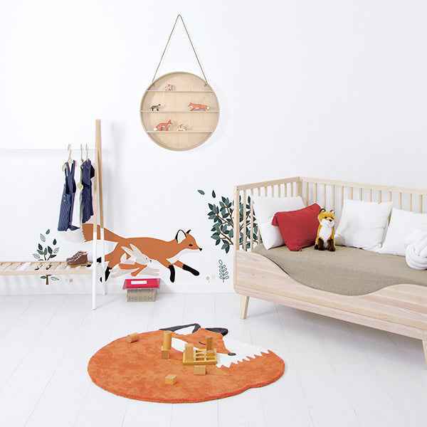 Lilipinso M. Fox XL Wall Sticker Mr Fox Forest Running