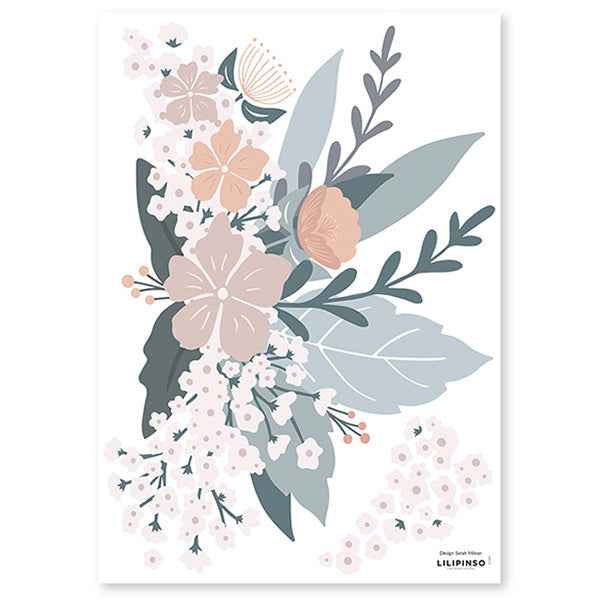 Lilipinso wall decals Adèle Flower composition