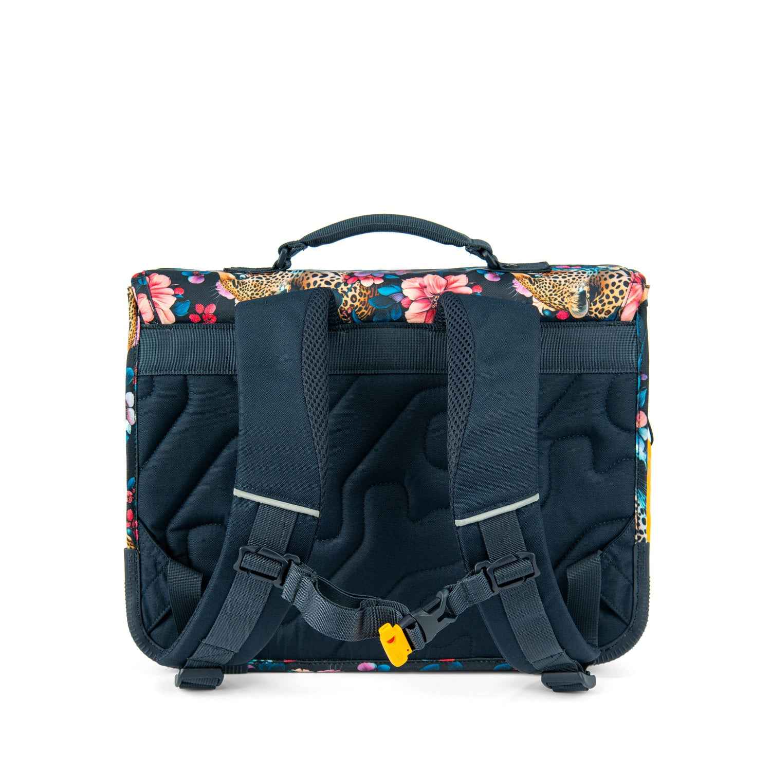 Stones and Bones | Lily Book Bag - Floral Ambush Navy