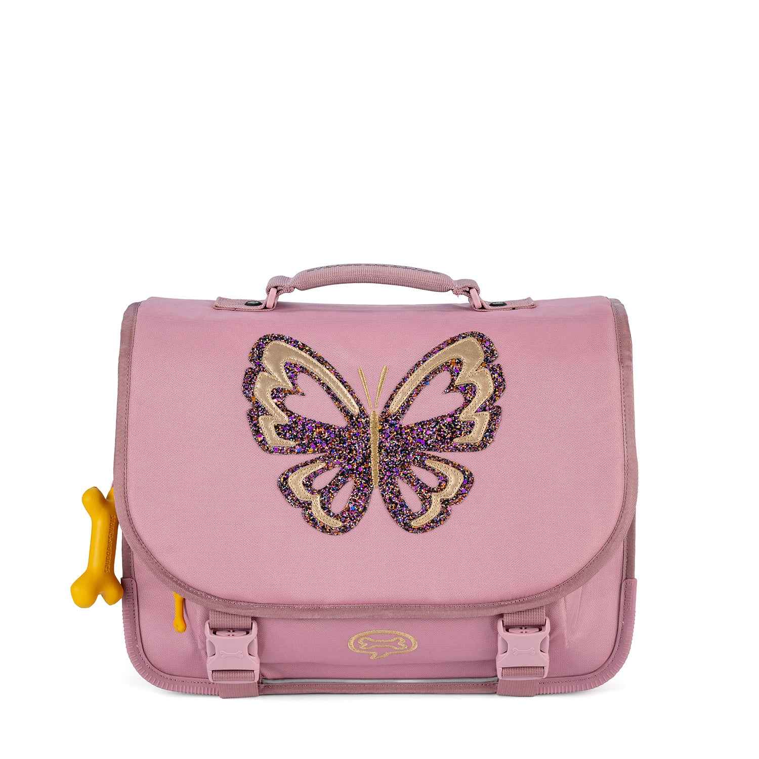 Stones and Bones | Lily Book Bag - Glitter Butterfly Lilac