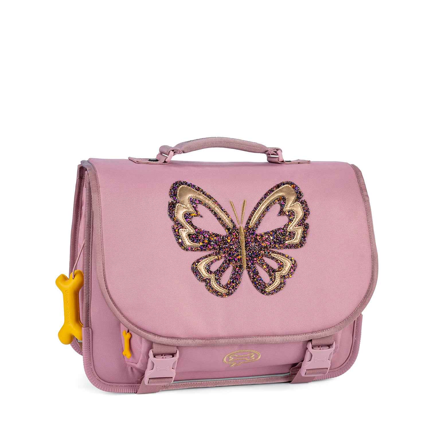 Stones and Bones | Lily Book Bag - Glitter Butterfly Lilac