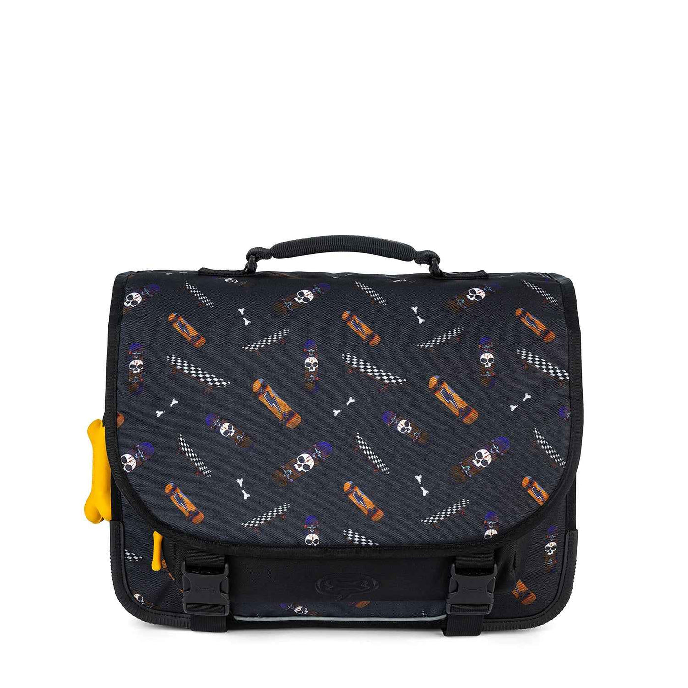 Stones and Bones | Lily Book Bag - Skate Rebel Black