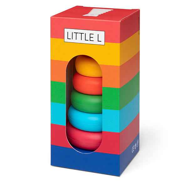 Little L - Pig Stacking Tower - Vibrant Colors