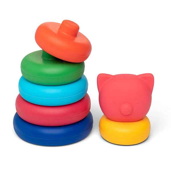 Little L - Pig Stacking Tower - Vibrant Colors