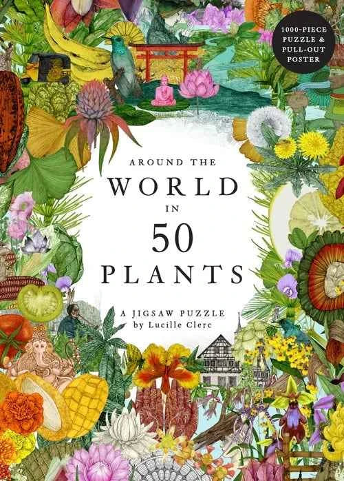 New Mags | 1000-Piece Around the World in 50 Plants Jigsaw Puzzle