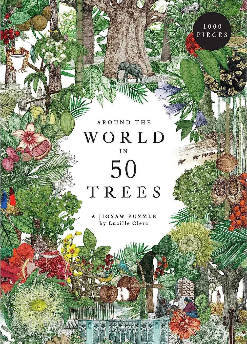 New Mags | Around the World in 50 Trees 1000-Piece Jigsaw Puzzle