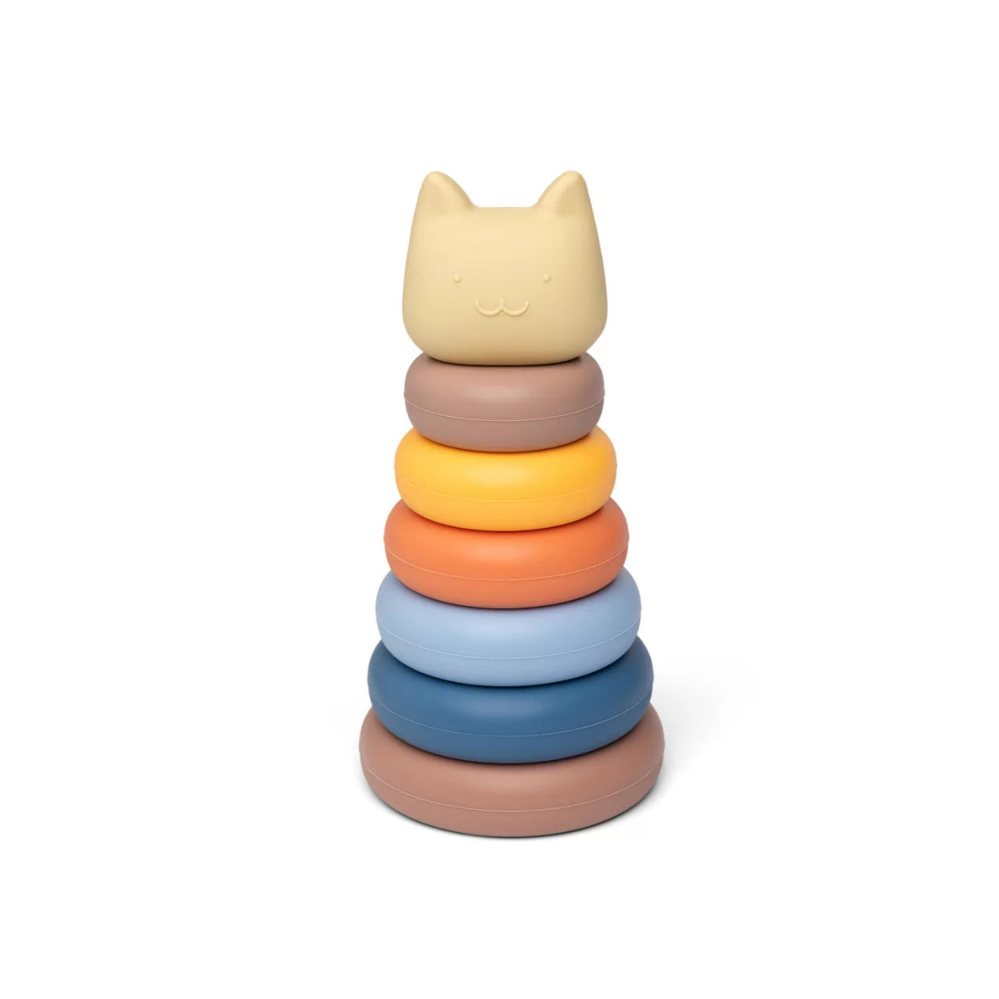 Little L | Stapeltoren Kat  Beige en Blauw