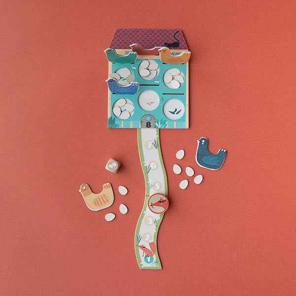 Londji Cluck Cluck! The Fox! pocket bordspel +4jr