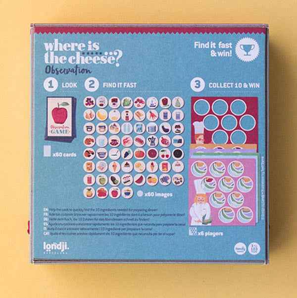 Londji Where is the cheese pocket memory spel +3jr