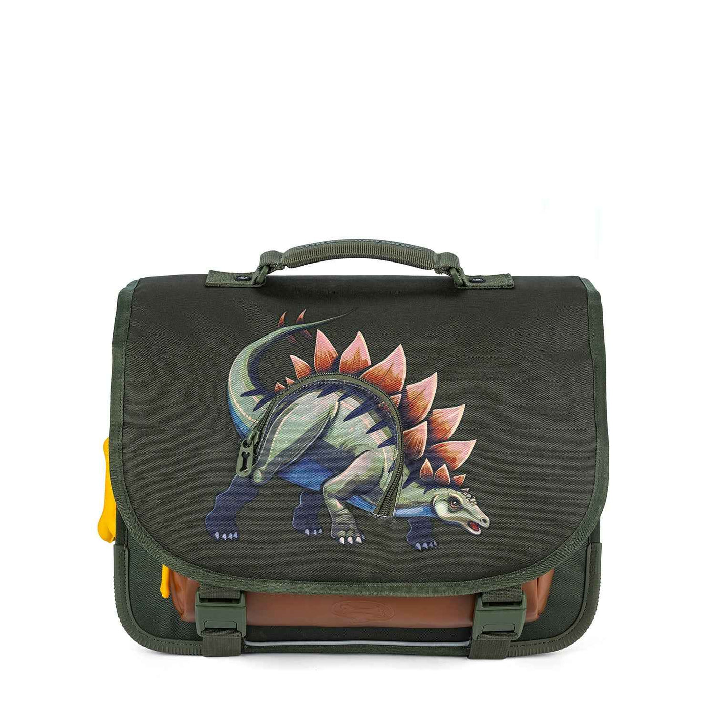 Stones and Bones | Lotus Book Bag - Dino Digest Khaki