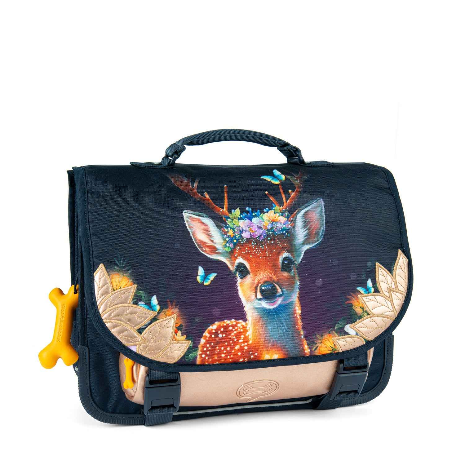 Stones and Bones | Boekentas Lotus - Fairy Fawn Navy