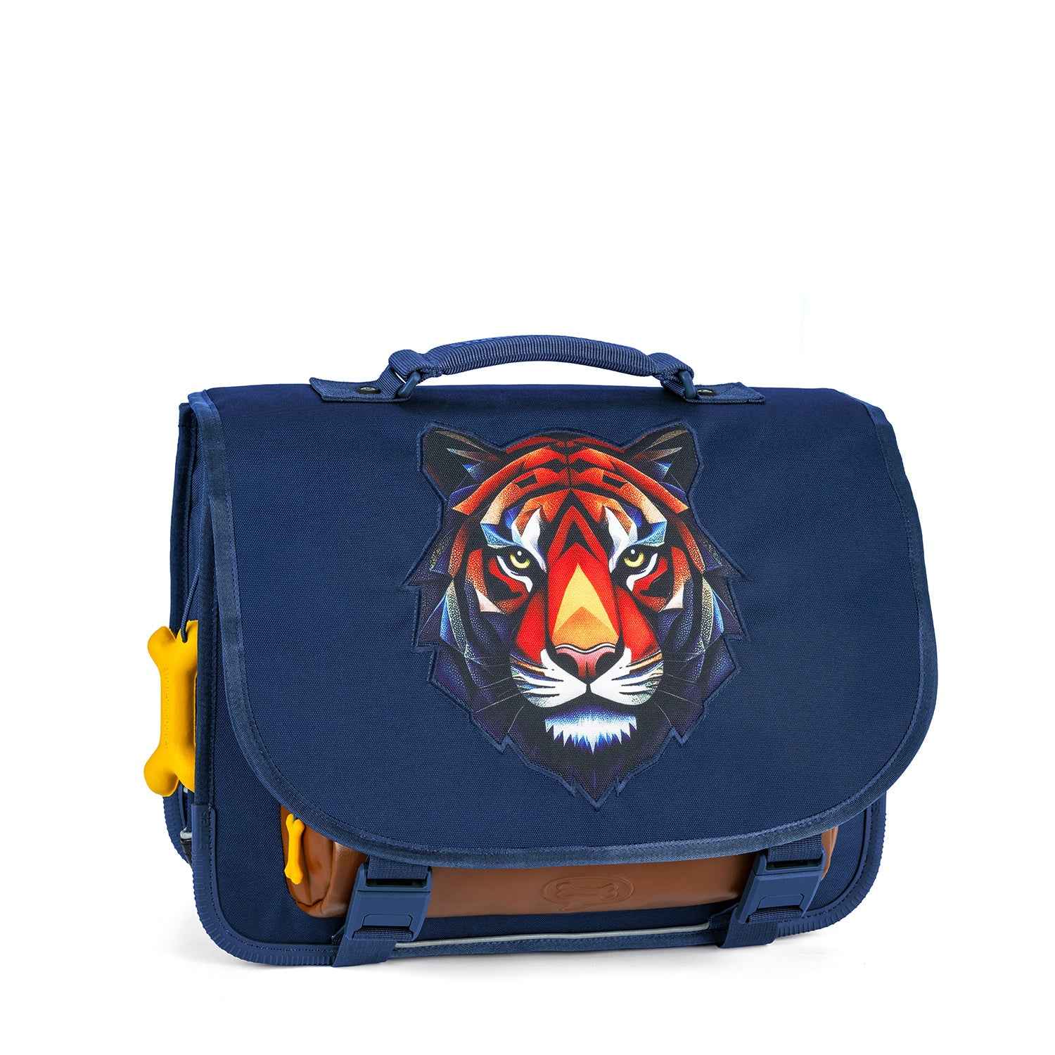 Stones and Bones | Lotus Book Bag - Tiger Facet Indigo