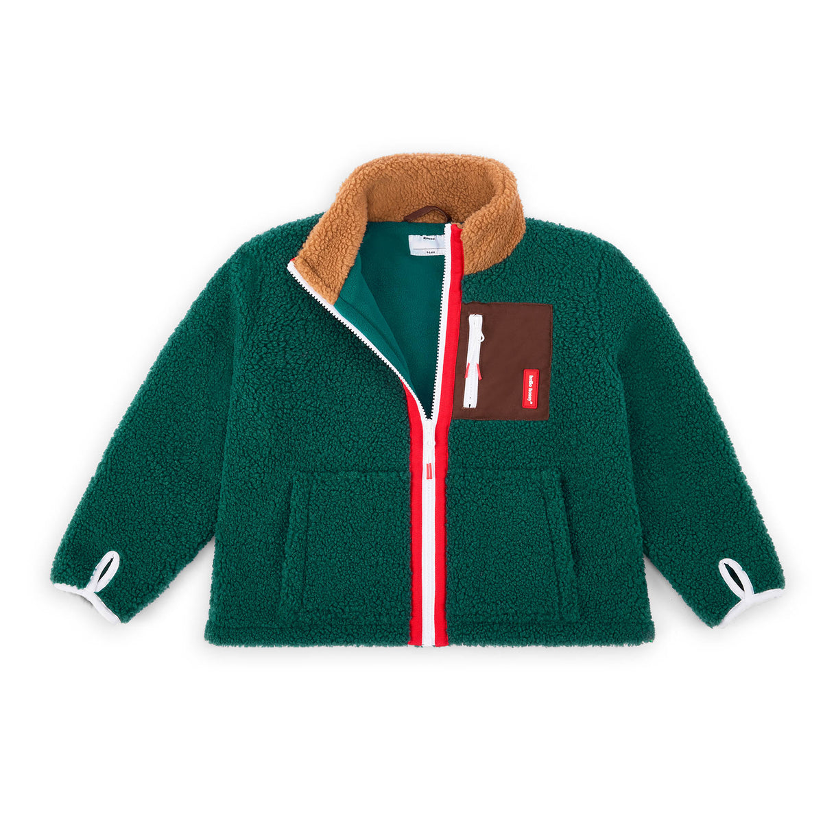 Hello Hossy | papa fleecevest duck blue