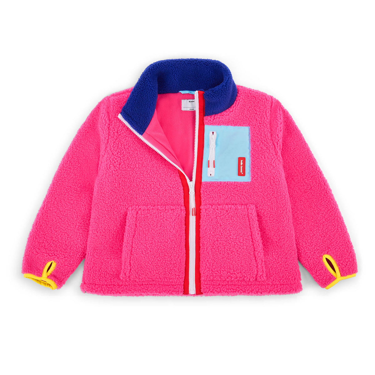 Hello Hossy | mama fleecevest fuchsia
