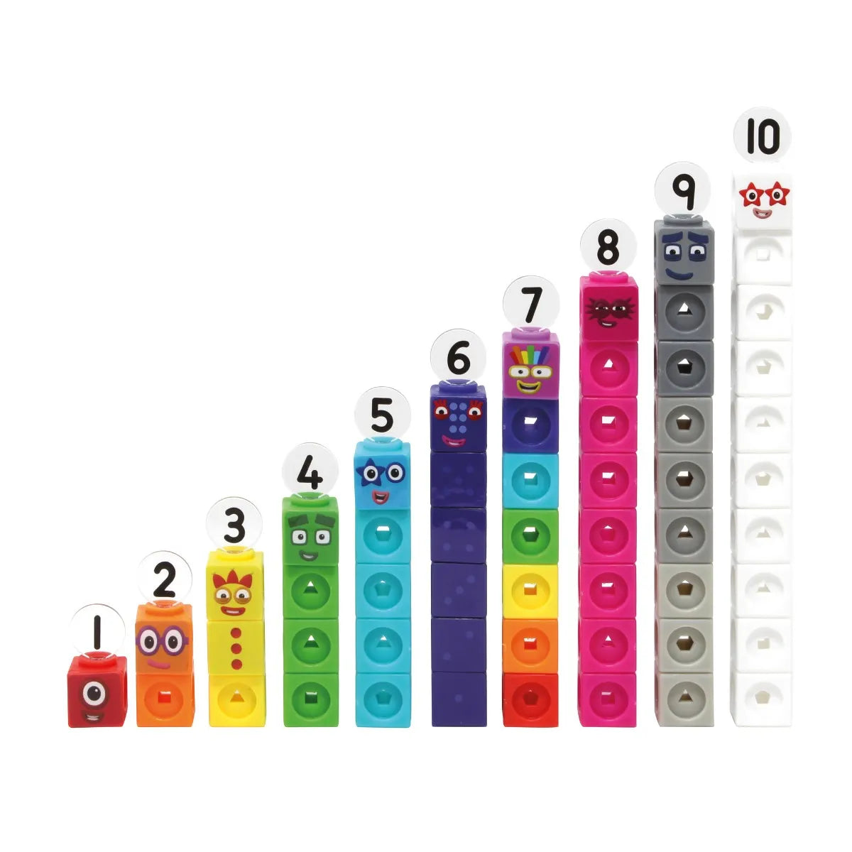 Learning Resources | MathLink Cubes Numberblocks 1-10 Activiteitenset