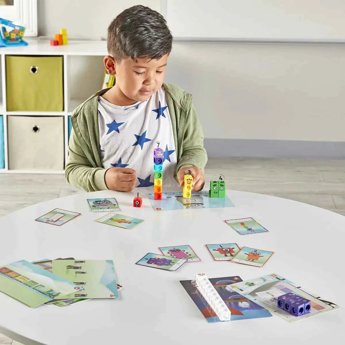 Learning Resources | MathLink Cubes Numberblocks 1-10 Activity Set