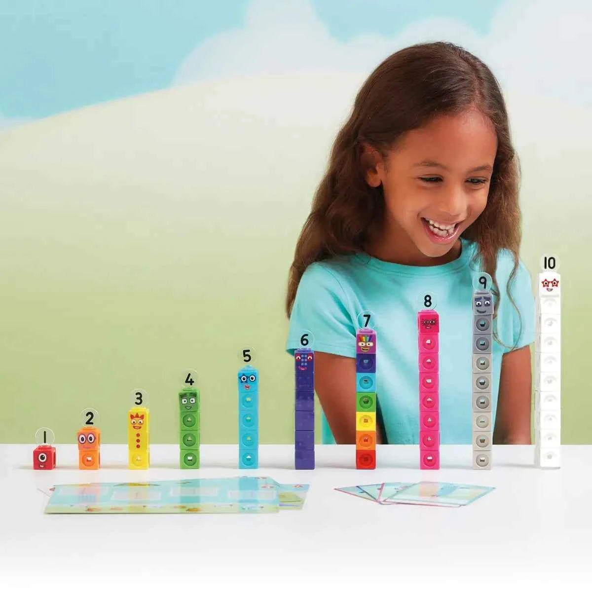 Learning Resources | MathLink Cubes Numberblocks 1-10 Activity Set