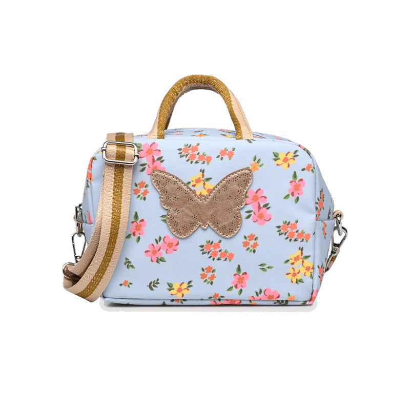 Caramel & Cie | Liberty Blue Butterfly Lunch Bag