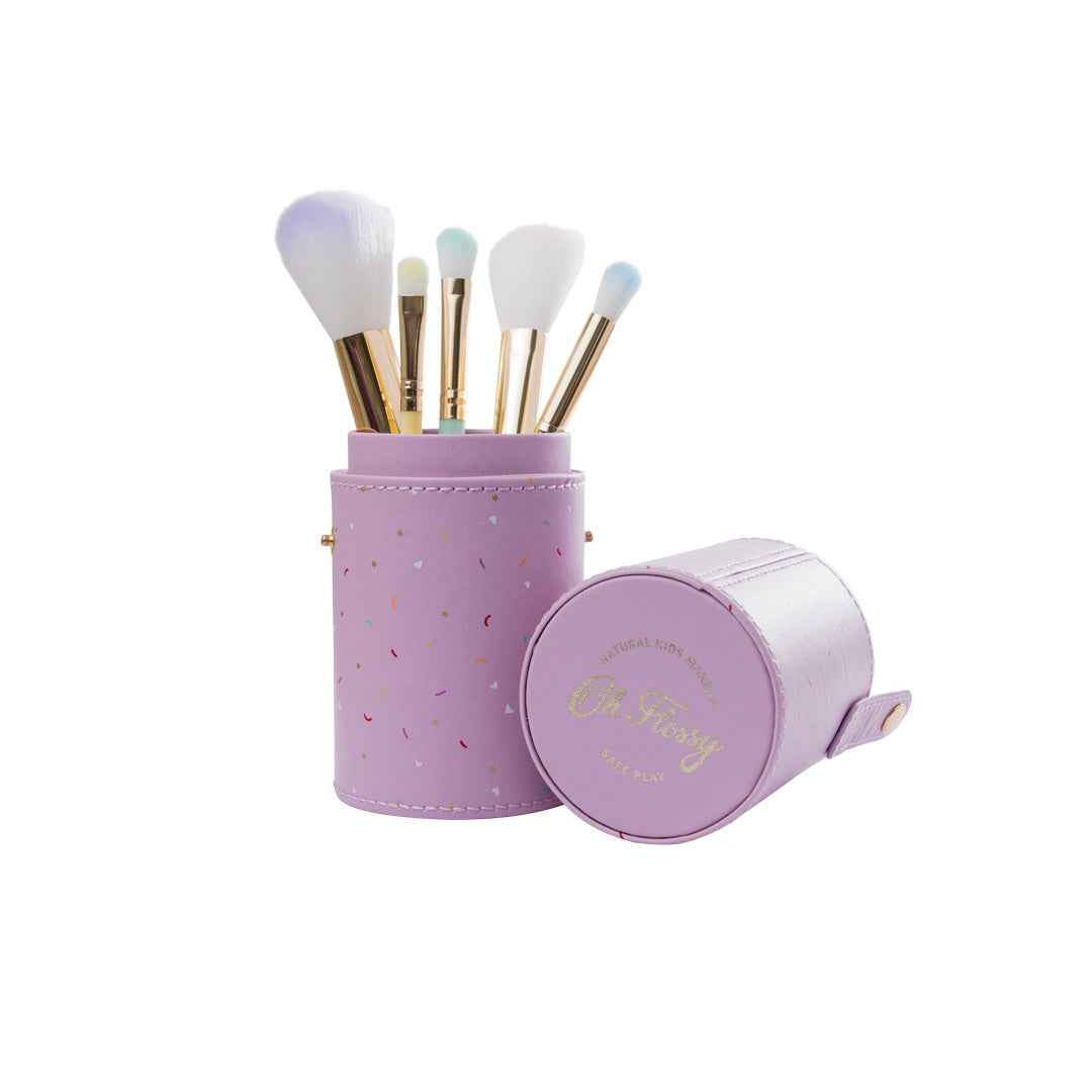Oh Flossy 5-delige regenboog make-up kwastenset