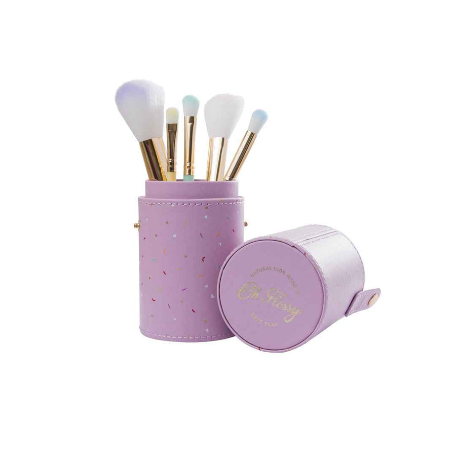 Oh Flossy 5-delige regenboog make-up kwastenset