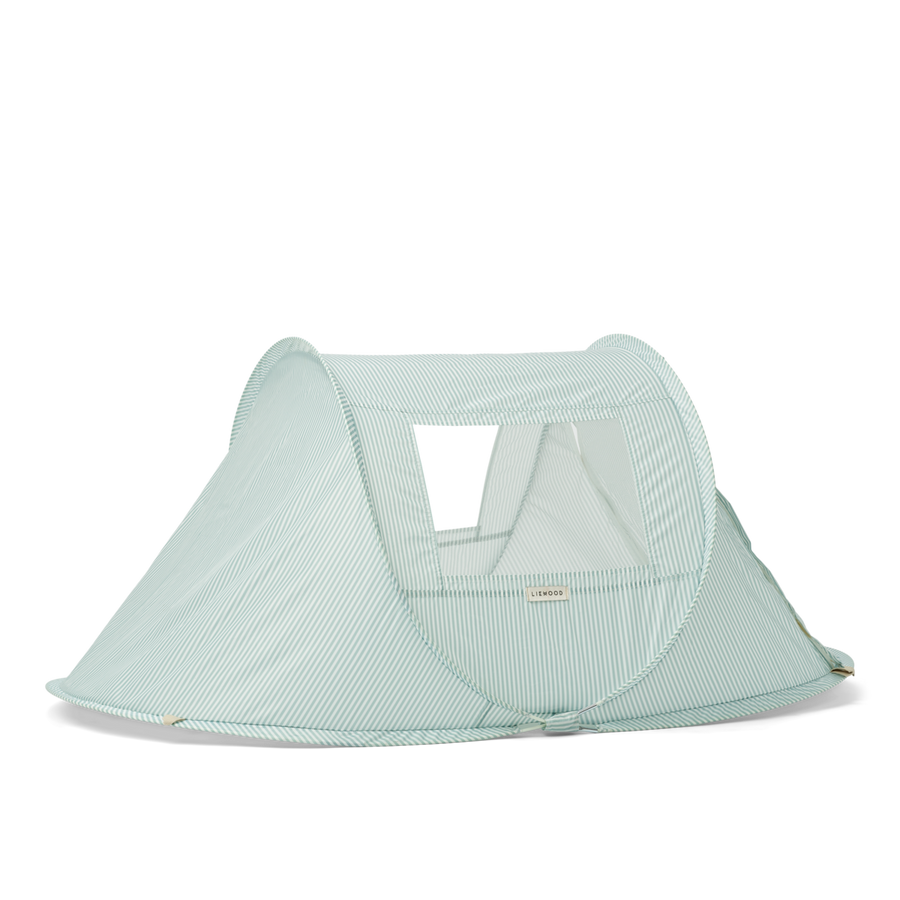 Liewood bjork Tent Bedrukt Stripe ice Blue/ Creme De La Creme