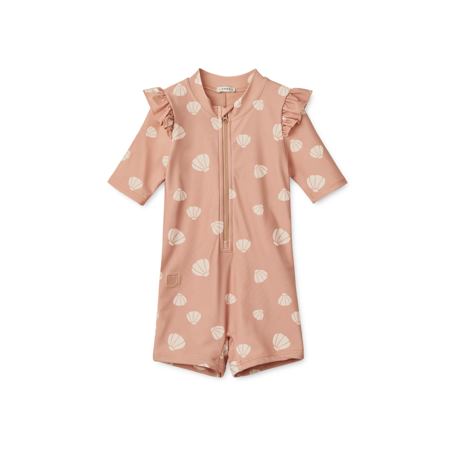 Liewood Amel Gedrukte jumpsuit  Shell Pale Tuscany
