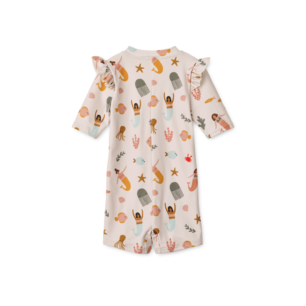 Liewood Amel Printed Swim Jumpsuit   Mermaids Sandy